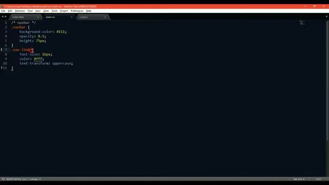 How to make a Website part 2 - Creating Navigation Bar смотреть онлайн