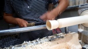 Изготовление пятиместной матрёшки.