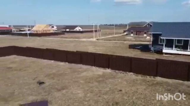 Новый забор из профнастила 2023