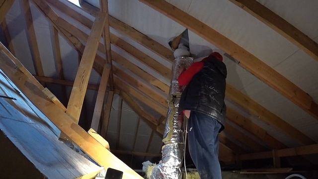 Боремся с конденсатом в вентиляционном канале // Фольгированный утеплитель + монтажная пена смотреть онлайн