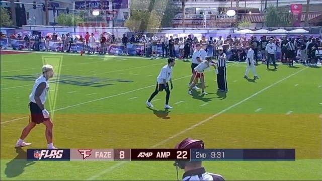 FaZe Clan vs. AMP Flag Football Rematch Best Plays! смотреть онлайн
