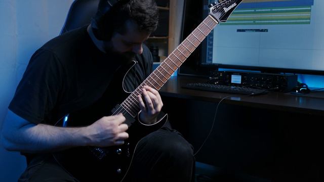 Ibanez IRON LABEL RGIR27FE metal test #playthrough #metal #guitar смотреть онлайн