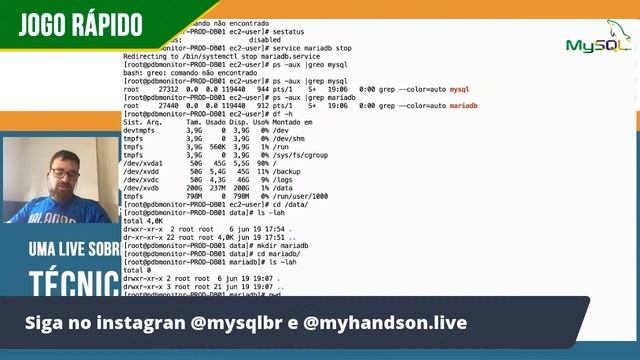 Migrando o datadir no Amazon Linux 2 - Jogo Rápido #1 смотреть онлайн