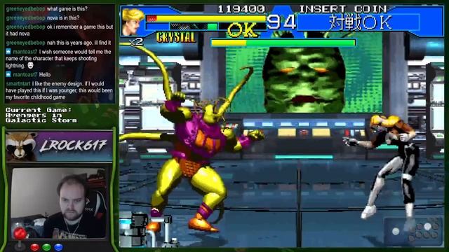 #45: Avengers in Galactic Storm - Crystal - MAME 1CC - Default settings смотреть онлайн