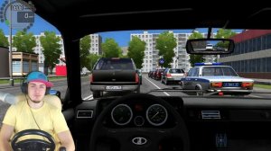 РАЗБИЛ ПРИОРУ в УТИЛЬ - City Car Driving с РУЛЕМ