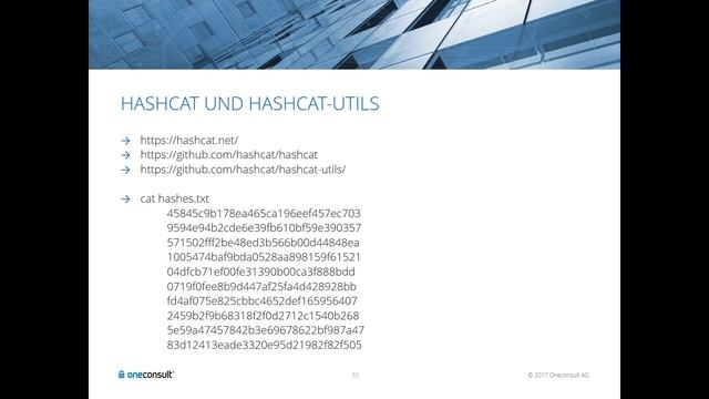 Systematic Password Cracking: Smart Approaches Easily Explained (Oneconsult Talk) смотреть онлайн