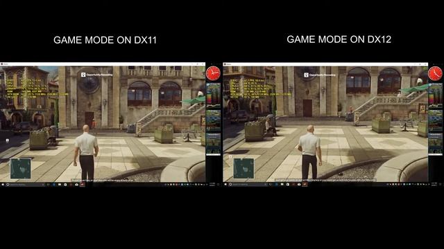 Windows 10 Game Mode On DX11 vs DX12 Hitman 2016 смотреть онлайн