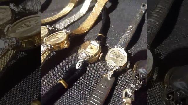 Коллекция винтажных часов с бриллиантами. смотреть онлайн