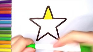 How to Draw a Star For Children | Как нарисовать звездочку | Як намалювати зірочку