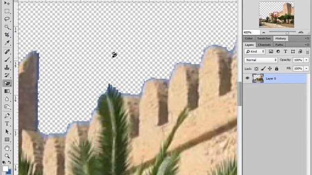 Adobe Photoshop - Удаление и закрашивание областей смотреть онлайн