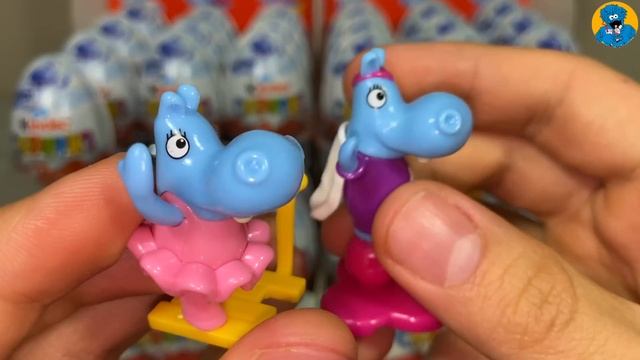 Открываем Яйца Сюрпризы с Коллекциоными фигурками Бегемотики. Unboxing Surprise Eggs Happy Hippo смотреть онлайн
