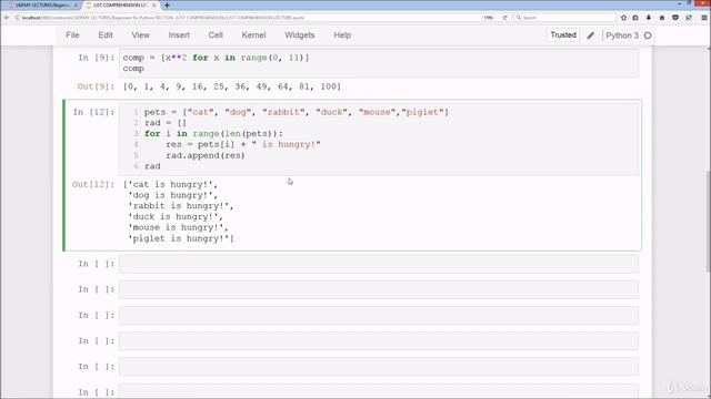 #21 Python tutorial-Python for beginners|List Comprehension смотреть онлайн