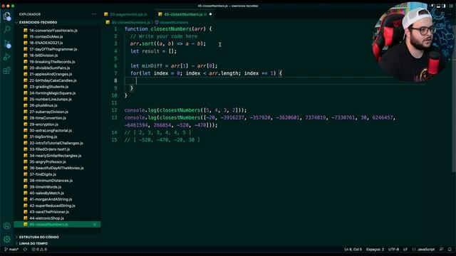 CLOSEST NUMBERS (HACKER RANK / JS) - Lógica de Programação #47 смотреть онлайн