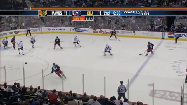 NHL Nov.01/2008 Chicago Blackhawks - Columbus Blue Jackets смотреть онлайн