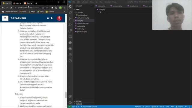 123210103 - Michel Pierce Tahya - Demo Pembuatan Shop Web dengan Basic PHP смотреть онлайн