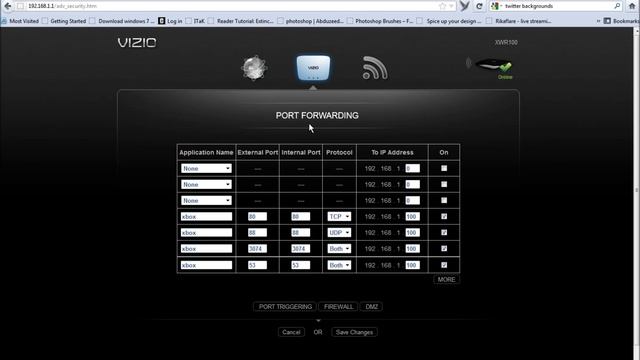 How To Change Your NAT Type to OPEN - (VIZIO XWR100 Router) смотреть онлайн