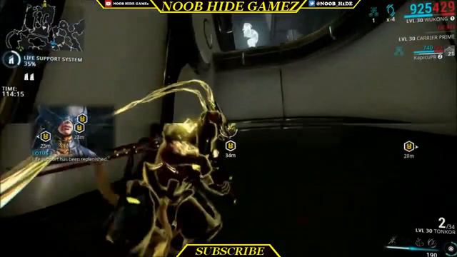 Warframe 2man 2hours (LUA Orokin MOON) Survival Wukong Level 348 Corpus enemys смотреть онлайн