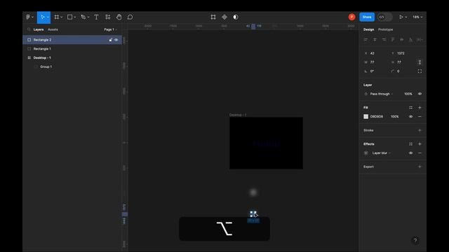 Stunning Spotlight Text Animation in Figma смотреть онлайн