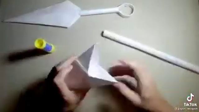 как сделать кунай из бумаги! ?? смотреть онлайн