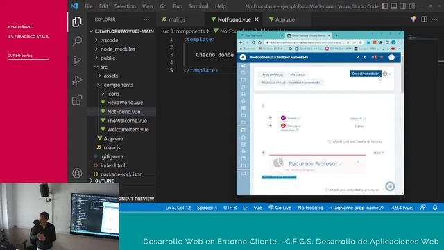 Ud 7: Vue Routing II смотреть онлайн