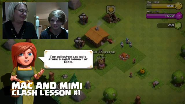 Mac Teaches Grandma Mimi Clash of Clans #1 смотреть онлайн
