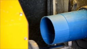 Нарезка резьбы на пластиковой трубе ПП, ПНД, ПВД. Станок РНПТ-180.