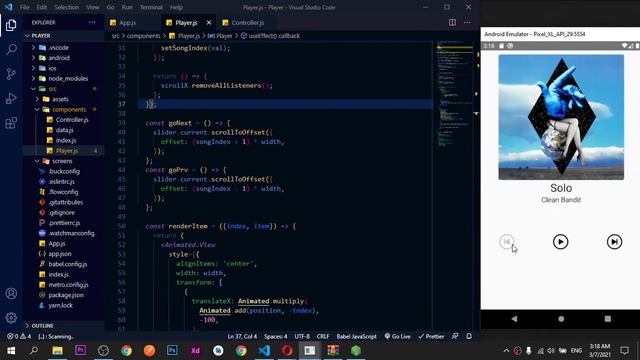 React native Music Player смотреть онлайн
