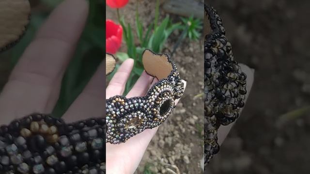 Ободок из бисера своими руками. смотреть онлайн