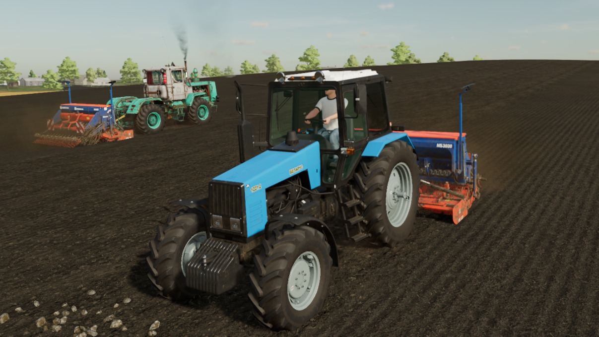 СПК ЯГОДНОЕ посевная трактор МТЗ-1221 и Т-150К смотреть онлайн