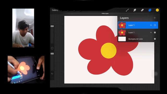 easy make white border for sticker in procreate | tips and trick смотреть онлайн