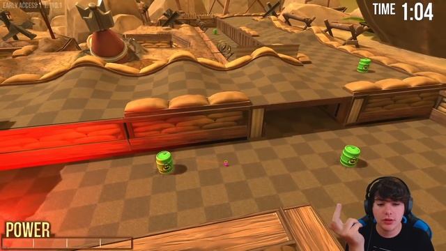 AN EXPLOSIVE NEW MAP! | Worms Map Golf With Your Friends! смотреть онлайн
