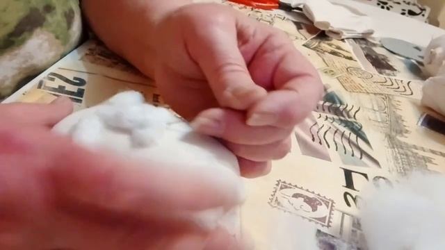 Как я формирую лицо куклы#куклашьем смотреть онлайн