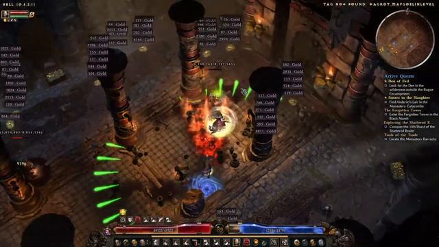 Grim Dawn Diablo II Mod - Reign of Terror - Whirlwind Barbarian End Game смотреть онлайн