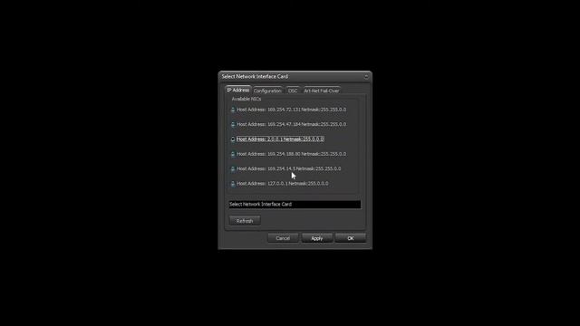 Диагностика подключения ArtNet-контроллера при помощи программы DMX-Workshop смотреть онлайн
