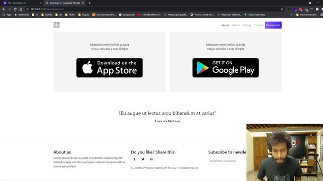 35.11 Corporate Website Design With Bootstrap 5 - Download Page Design | Stack Learner смотреть онлайн