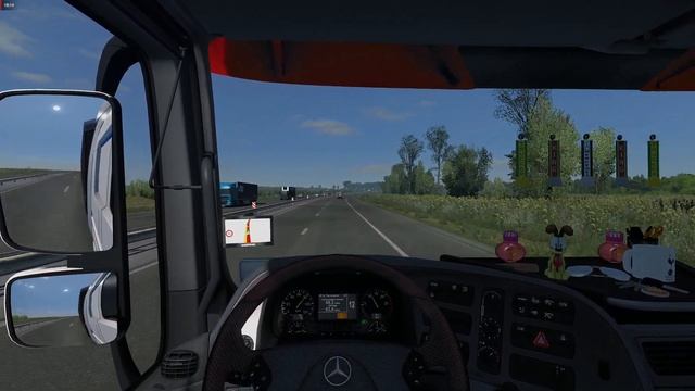 [ETS2] Euro Truck Simulator 2 1.34 - Beyond the Baltic Sea - Mercedes Actros MP3 - Krone Mega Liner смотреть онлайн