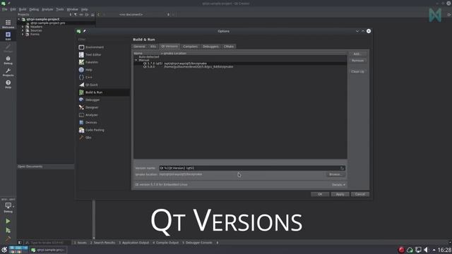 Cross-compile Qt applications for your Raspberry Pi 3 - 2. Configure Qt Creator смотреть онлайн