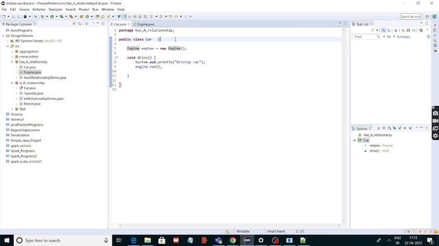 Java Design Patterns - 1 : Is-A and Has-A relationship смотреть онлайн