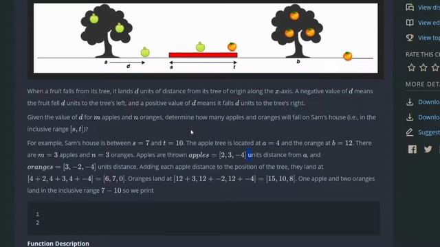 Solving "Apple And Orange" from Hacker Rank ( Easy ) - Problem solving in JS смотреть онлайн