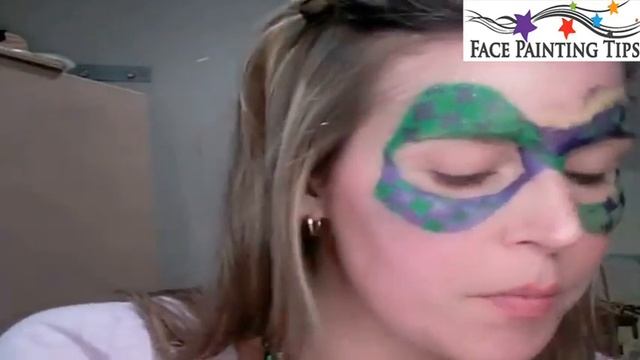MARDI GRA MASK FACE PAINTING TUTORIAL смотреть онлайн