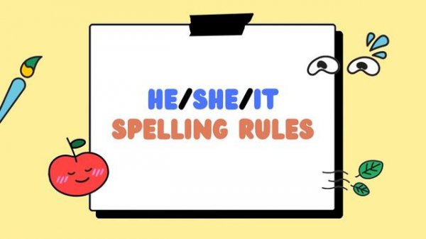 Present Simple   Spelling rules