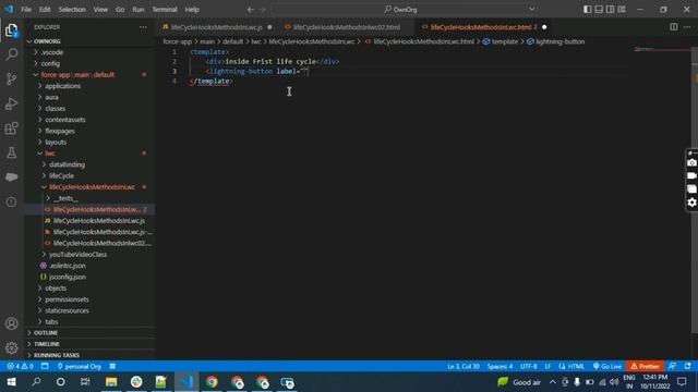 Lifecycle Hooks in LWC смотреть онлайн