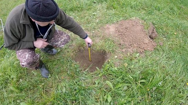 Тест металлодетектора E-TRAC  с катушкой DETECH SEF 15x12