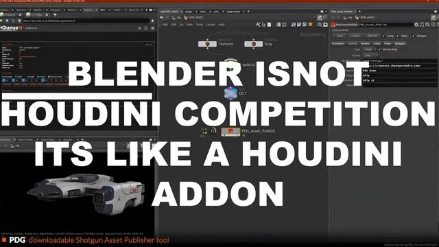 Blender vs houdini and why blender doesn't stand a chance but will try anyways смотреть онлайн