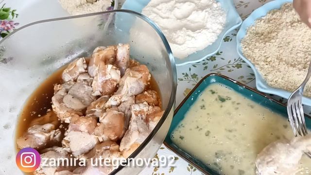 Чикен. Дәмді KFS. Үй жағдайын чикен дайындаймыз смотреть онлайн