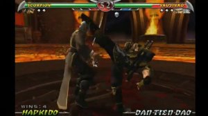 Mortal Kombat Deception (PS2) - Scorpion - Arcade Mode