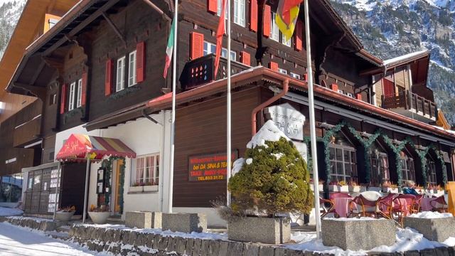Wengen, Lauterbrunnen 4K - The Dream Village of Switzerland - Travel Vlog, Walking Tour, 4K Video смотреть онлайн