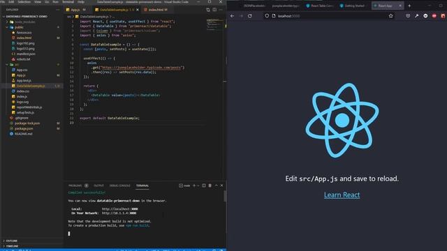 primereact datatable example смотреть онлайн