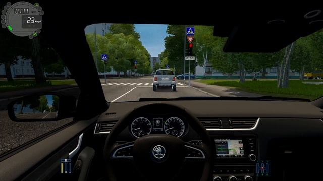 City Car Driving - 2017 Skoda Octavia RS - Normal Driving [Steering Wheel] смотреть онлайн