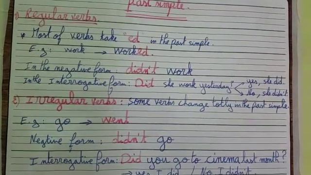 🤗👉 regular / irregular verbs in the past simple👆💖 смотреть онлайн